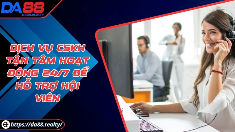 da88 - Trang Chủ Dịch vụ CSKH tận tâm hoạt động 24/7 để hỗ trợ hội viên
