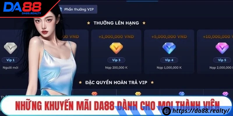 Khám phá sự kiện khuyến mãi hot nhất tuần DA88 hấp dẫn Tổng hợp các sự kiện khuyến mãi hot nhất tuần DA88